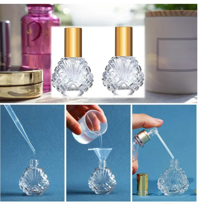 Glass Perfume Bottle With Screw Cap Perfume Refill Bottle