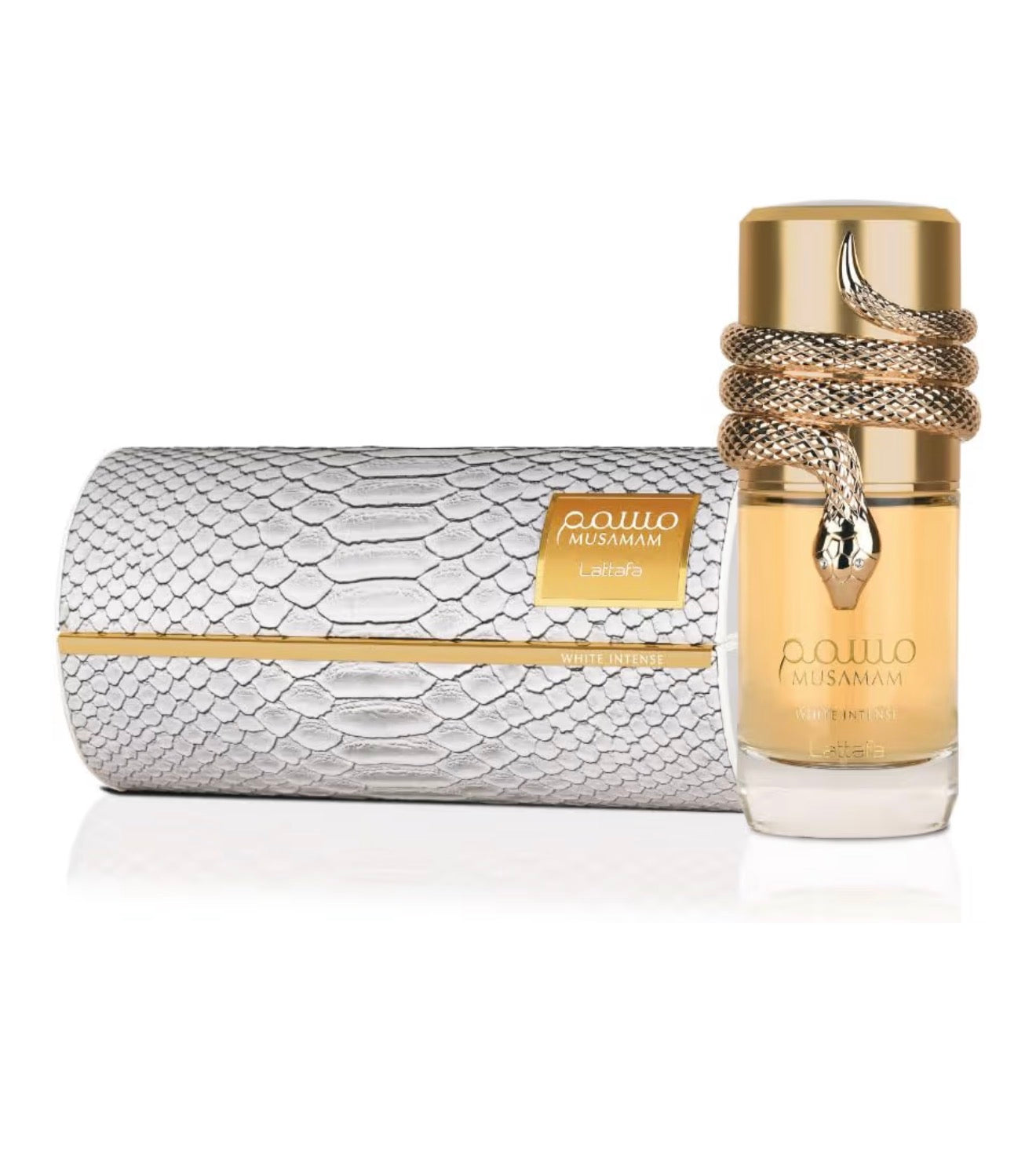 Lattafa Musamam White Intense Eau de Parfum Spray for Unisex, 3.4 Ounce