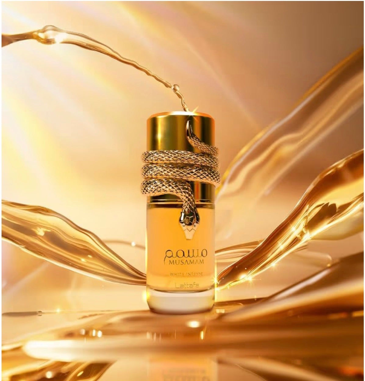 Lattafa Musamam White Intense Eau de Parfum Spray for Unisex, 3.4 Ounce