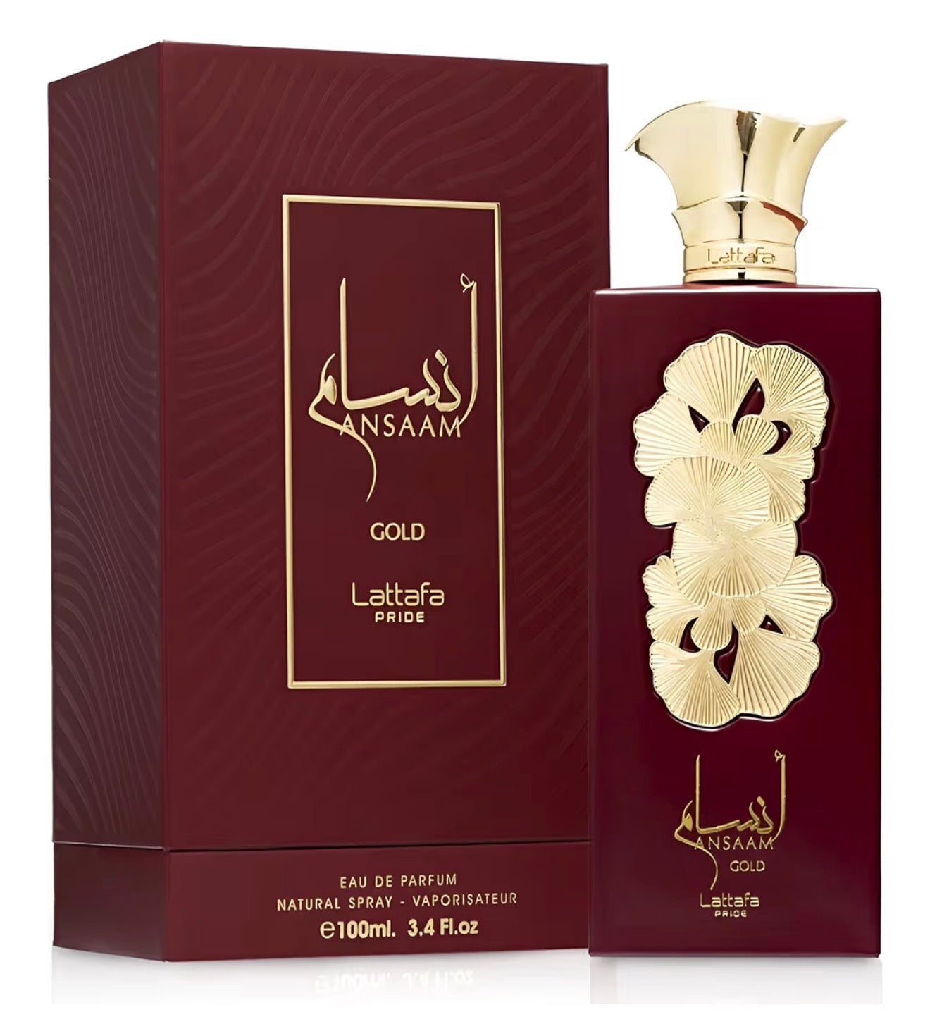 Lattafa Pride Ansaam Gold – Fruity, Floral, Sweet, Musky – Eau de Parfum Spray Long-Lasting Fragrance for Unisex, 3.4 Ounce / 100 ml