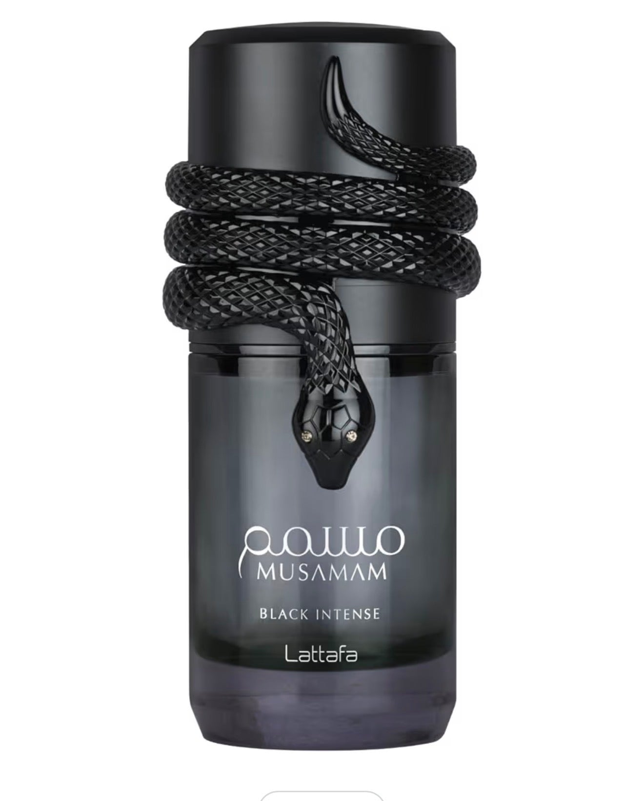 Lattafa Musamam Black Intense – Spicy, Woody, Amber, Aromatic – Eau de Parfum Spray Long-Lasting Fragrance for Unisex, 3.4 Ounce / 100 ml