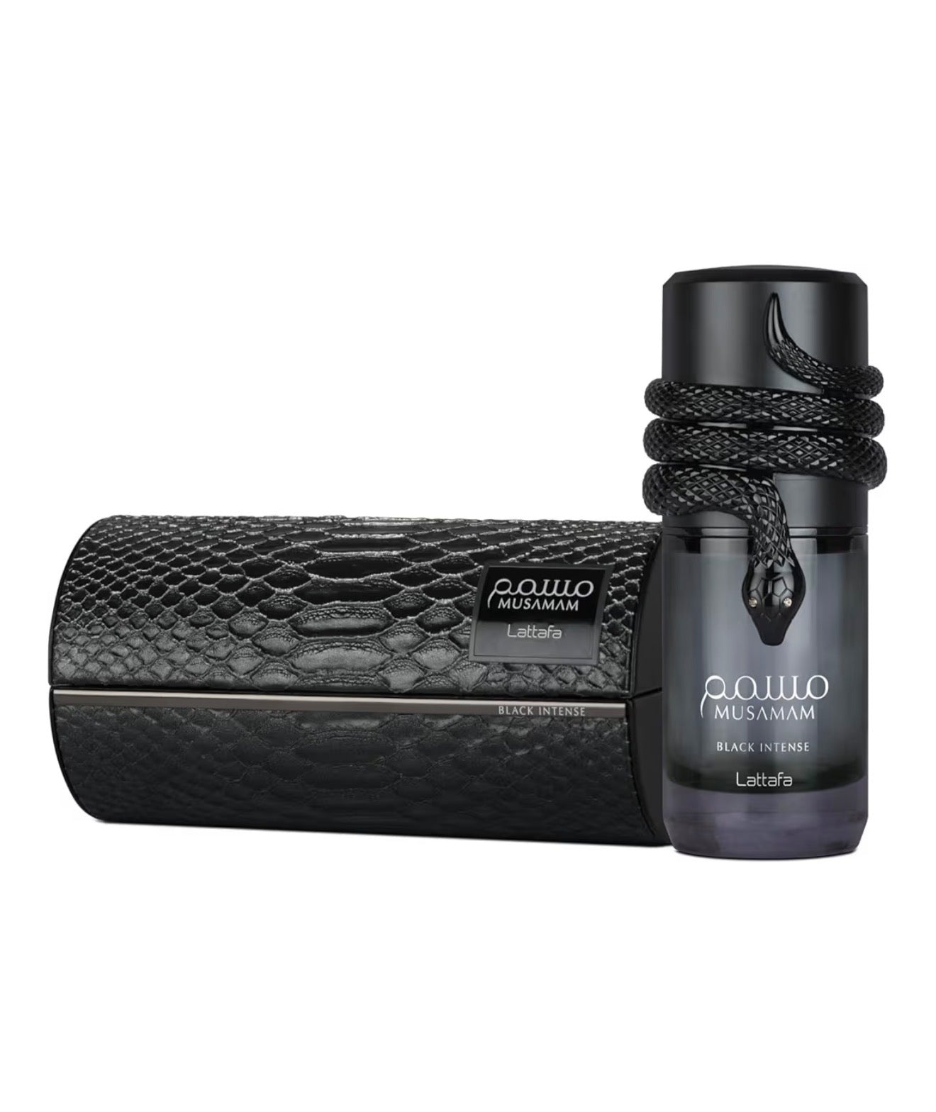 Lattafa Musamam Black Intense – Spicy, Woody, Amber, Aromatic – Eau de Parfum Spray Long-Lasting Fragrance for Unisex, 3.4 Ounce / 100 ml